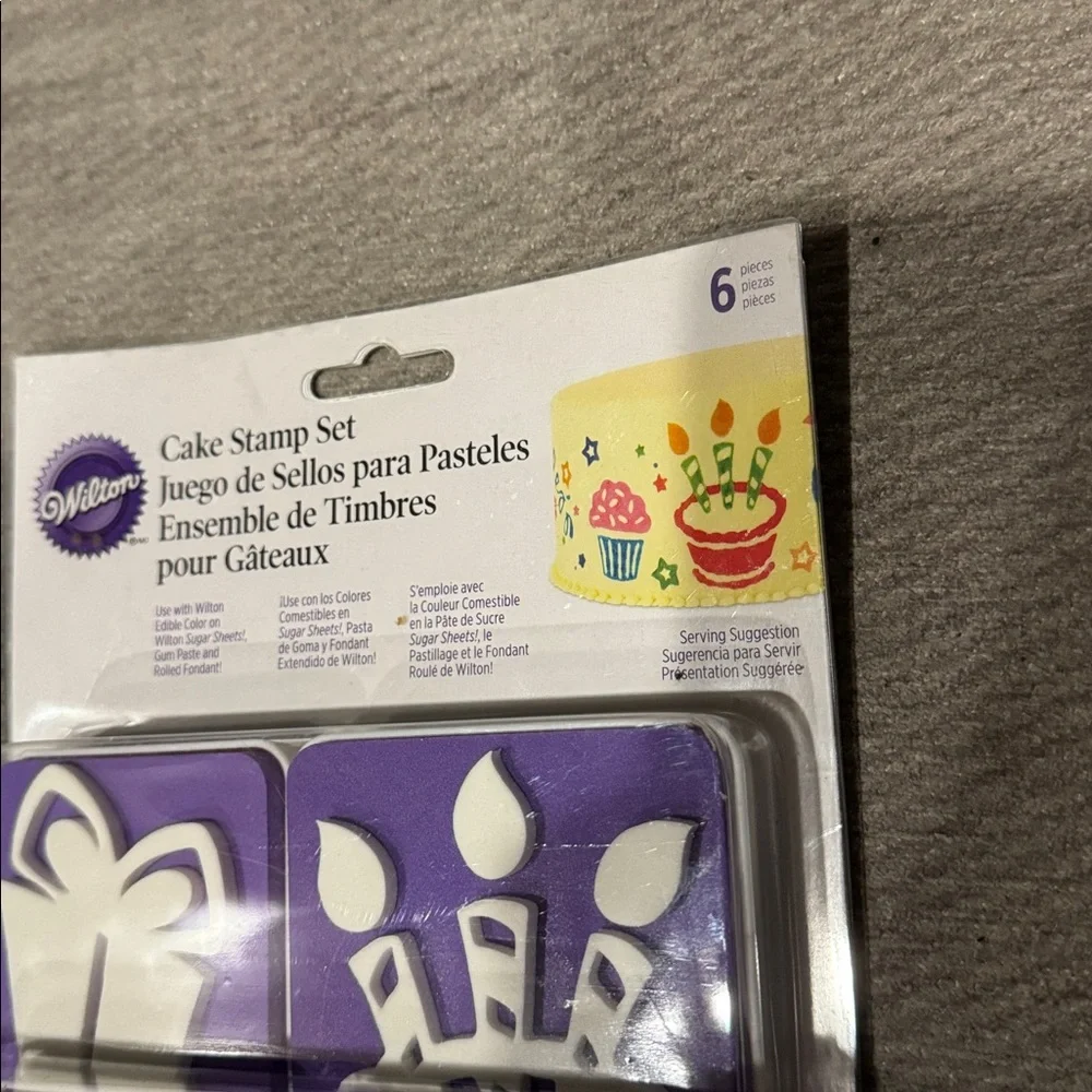 Wilton Cake Stamp Set Birthday Celebration (6 Pieces)
